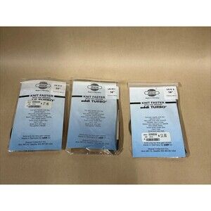 Lot of 3 Skacel Addi Turbo Knit Faster Us 15 24”, 11 16”, 9 16”